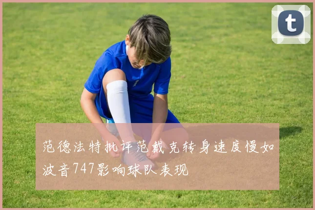 范德法特批评范戴克转身速度慢如波音747影响球队表现